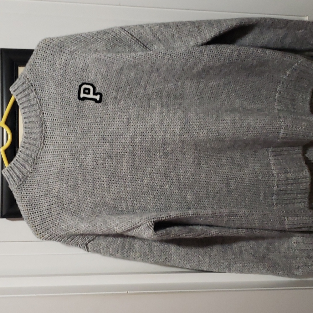 VS Pink letterman style sweater